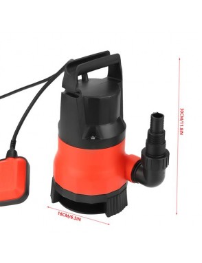 Heave Duty 400W Electric Submersible Pump for Clean Dirty Flood Water US Plug 110V