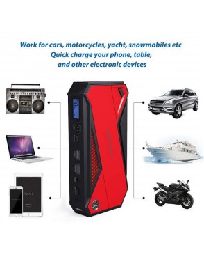 DBPOWER 800A Peak 18000mAh Portable Car Jump Starter (up to 7.2L Gas/5.5L Diesel Engine) Portable Battery Booster with LCD Screen  (The product has a risk of infringement on the Amazon platform)