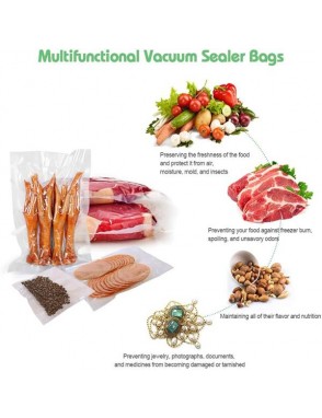 100pcs/pack 8"x12" (20.3cm*30.5cm) Vacuum Food Packaging Bag Dot Stacking