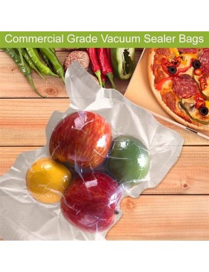 2 pcs 8"x50'（20cmx15m）Vacuum Food Packaging Bag Dot Rolls
