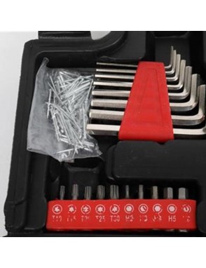 186pc Tool Set black and red
