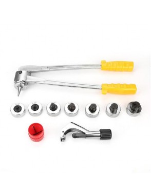 Manual Pipe Flaring Expander Tool Hydraulic Copper Heads Tube Swaging Kit