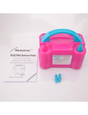 [US-W]600W 110V Portable Electric Balloon Pump (US Standard) Rose Red & Blue